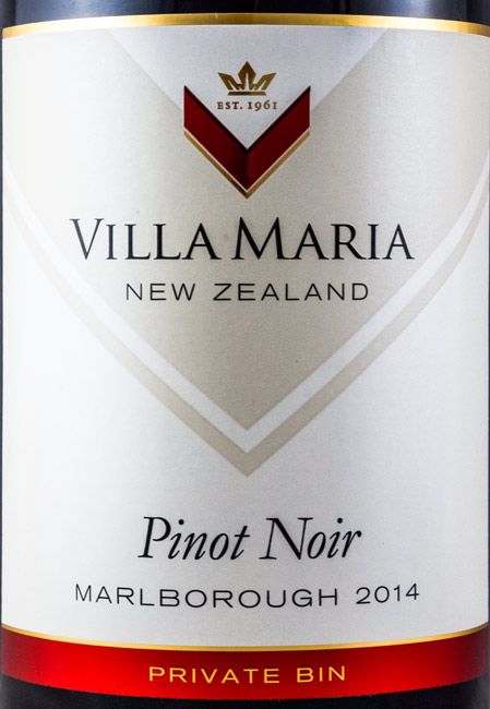 2014 Villa Maria Pinot Noir Private Bin tinto