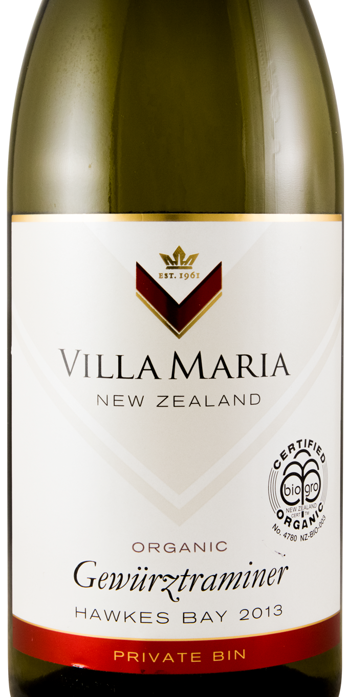 2013 Villa Maria Gewurztraminer Hawkes Bay Marlborough white