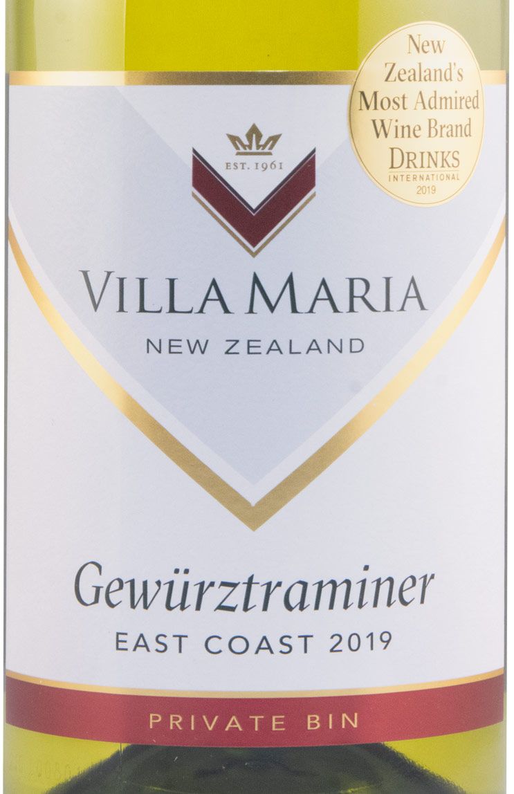 2019 Villa Maria Gewurztraminer Private Bin Marlborough branco