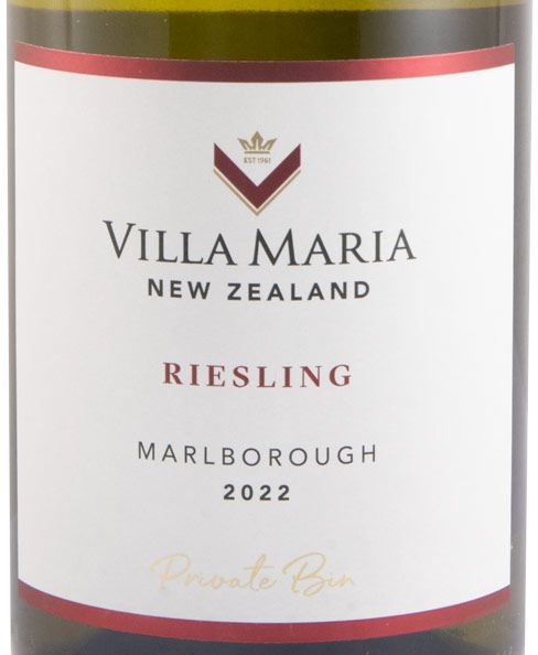 2022 Villa Maria Private Bin Riesling Marlborough branco (rótulo danificado)