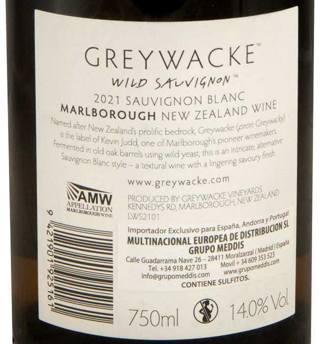 2021 Greywacke Wild Sauvignon Blanc Marlborough branco