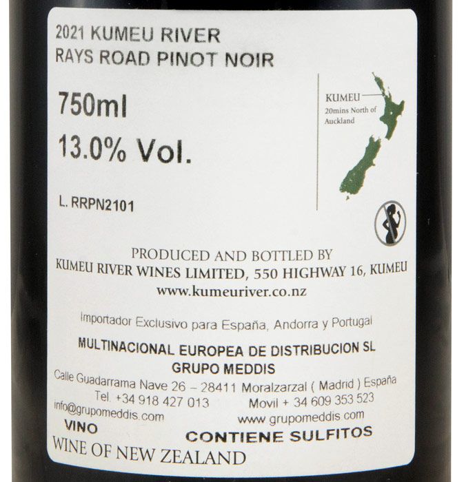 2021 Kumeu River Rays Road Pinot Noir tinto