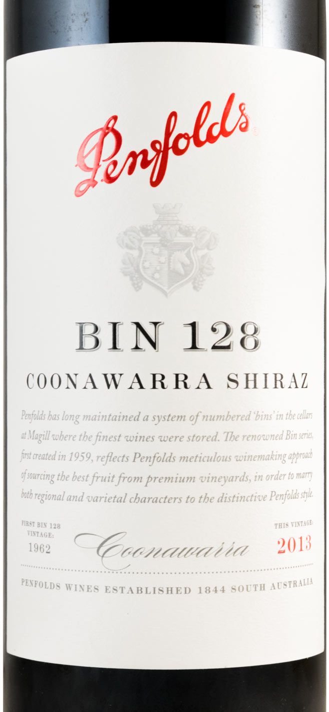 2013 Penfolds Bin 128 Shiraz Coonawarra tinto