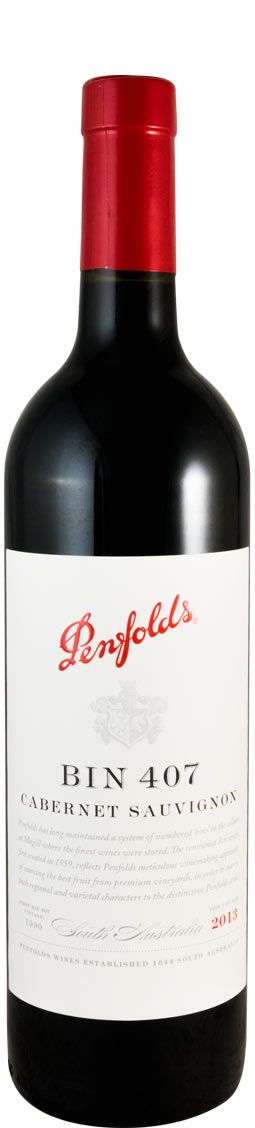 2013 Penfolds Bin 407 Cabernet Sauvignon Barossa Valley red