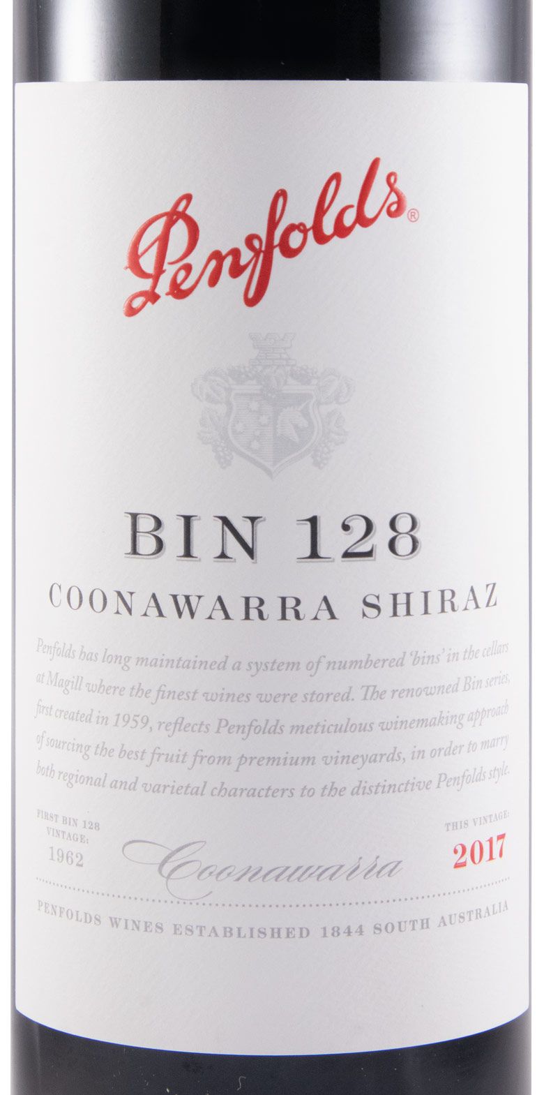 2017 Penfolds Bin 128 Shiraz Coonawarra red