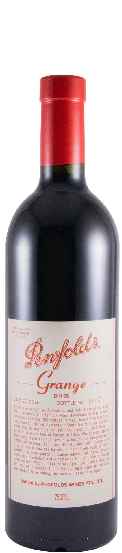 2015 Penfolds Bin 95 Grange Barrosa Valley red