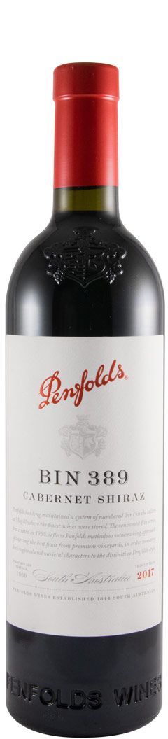 2017 Penfolds Bin 389 Cabernet Sauvignon & Shiraz Barossa Valley tinto