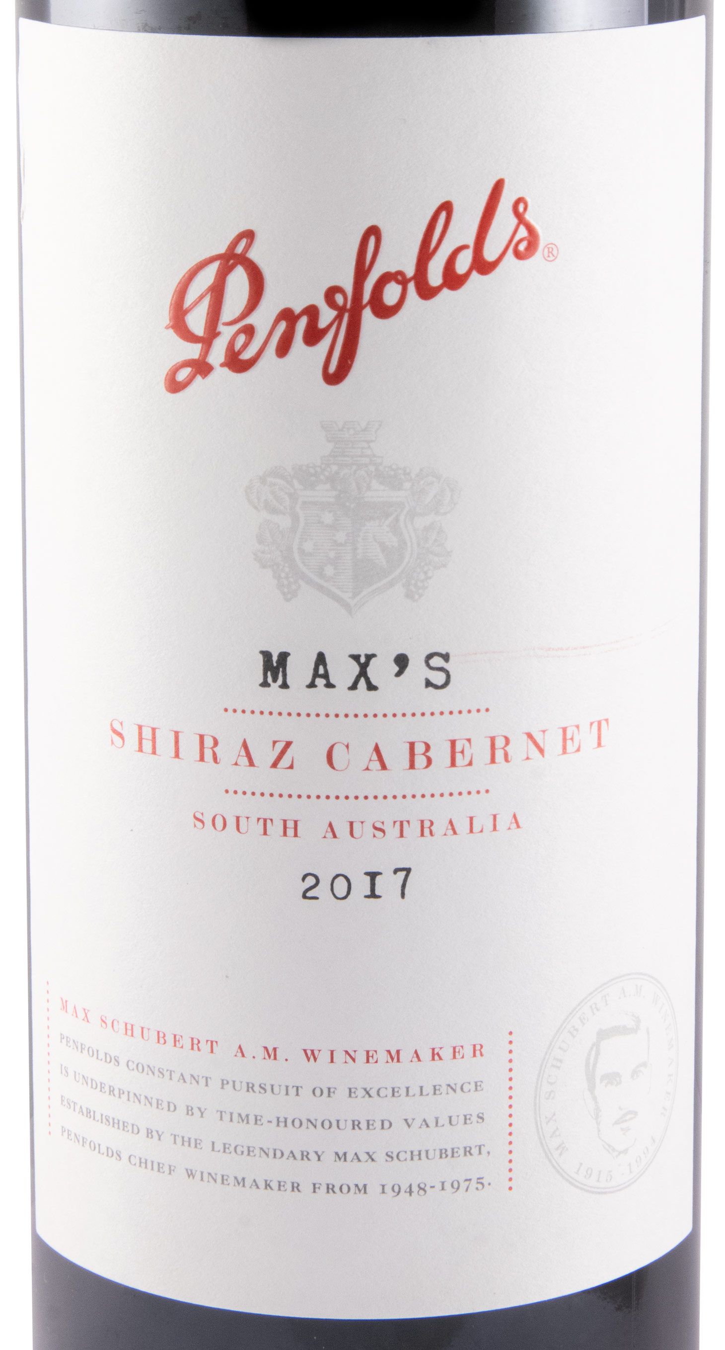 2017 Penfolds Max's Cabernet Sauvignon & Shiraz Barossa Valley red