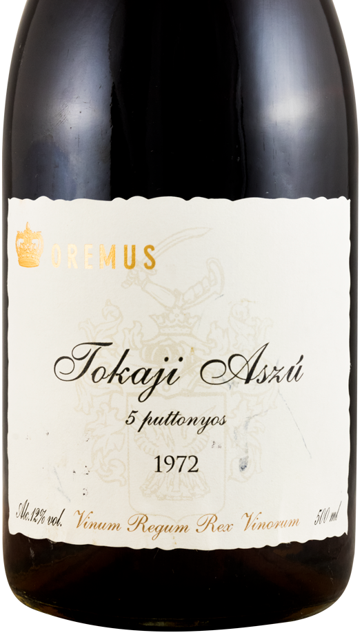 1972 Tokaji Oremus Aszú 5 Puttonyos branco 50cl
