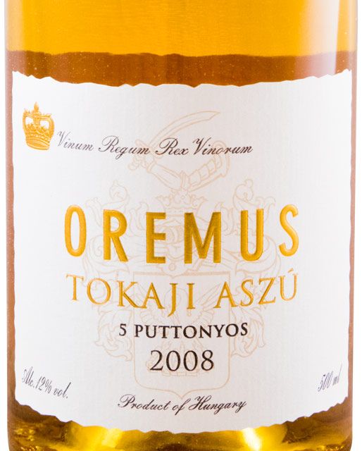 2008 Tokaji Oremus Aszú 5 Puttonyos white 50cl