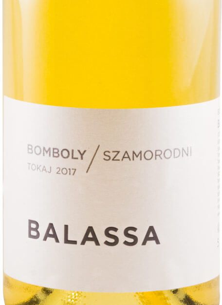 2017 Tokaji Balassa Bomboly Szamorodni branco 50cl