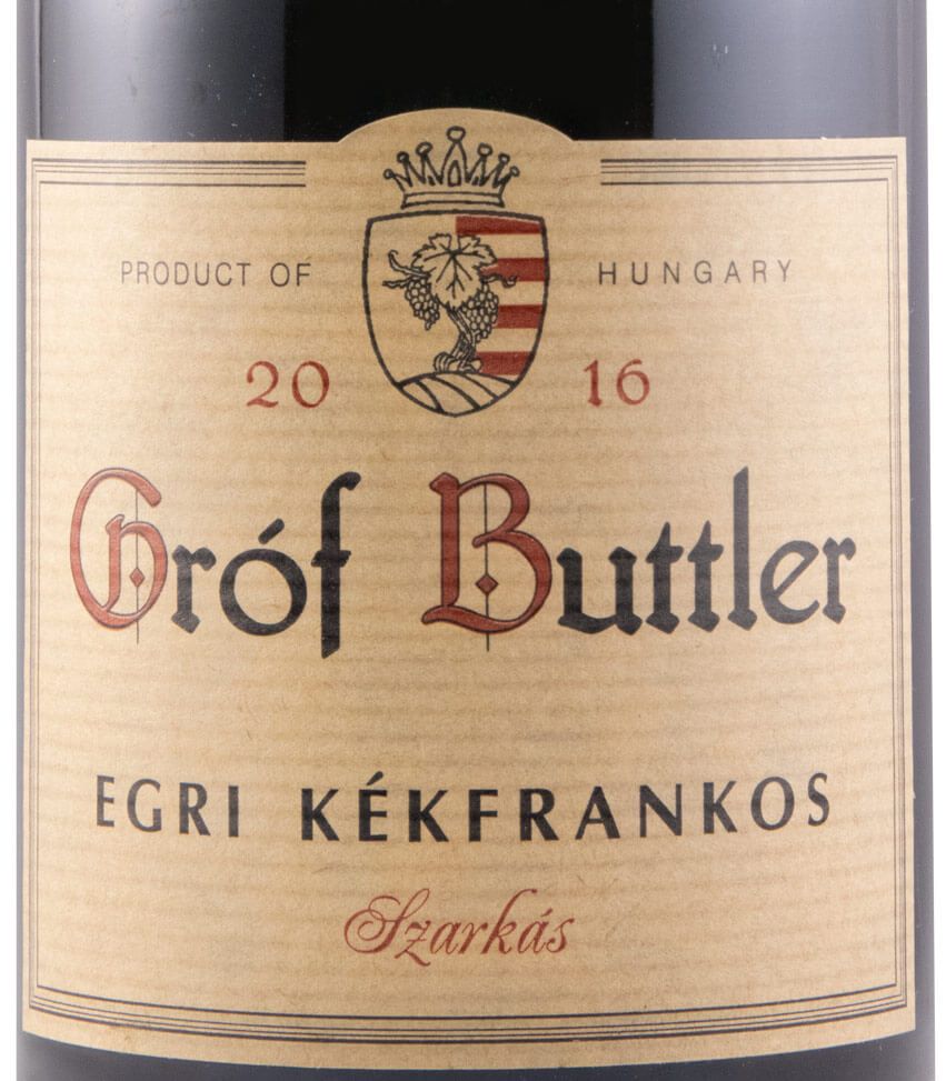 2016 Gróf Buttler Egri Kékfrankos Szarkás red