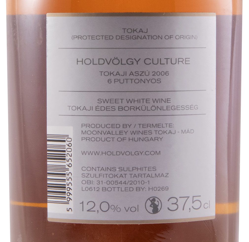 2006 Tokaji Holdvölgy Culture Aszú 6 Puttonyos branco 37,5cl