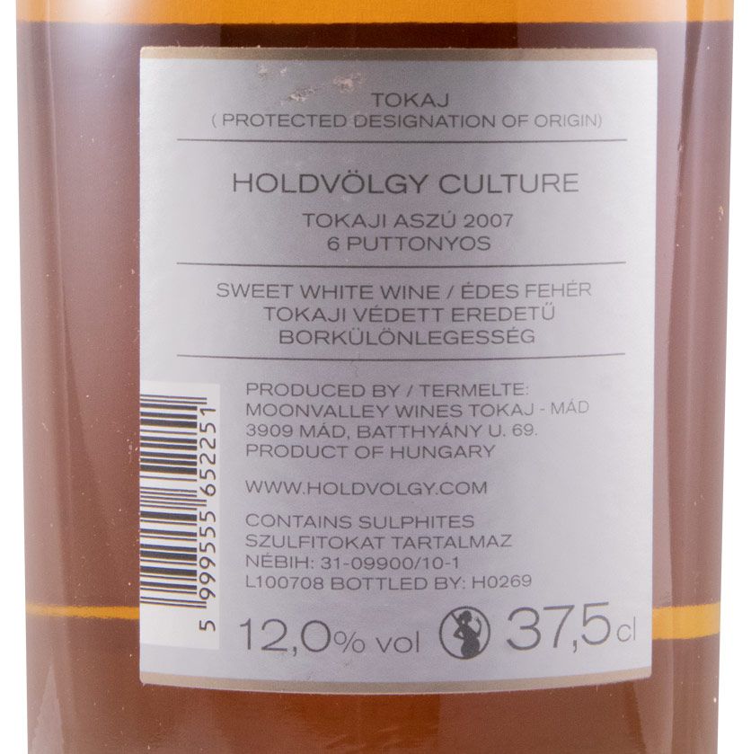 2007 Tokaji Holdvölgy Culture Aszú 6 Puttonyos branco 37,5cl
