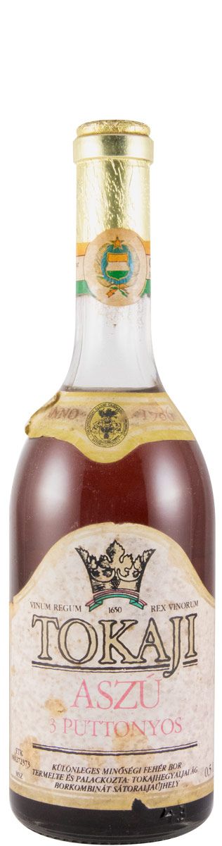 1986 Tokaji Tokajhegyaljai Aszú 3 Puttonyos branco 50cl