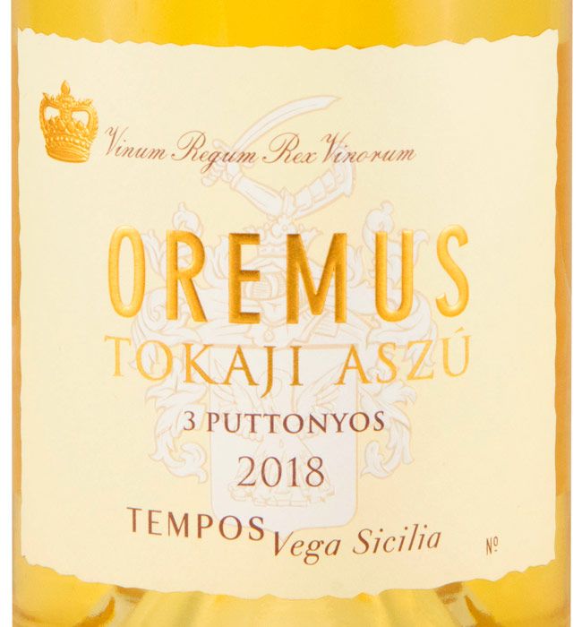 2018 Tokaji Oremus Aszú 3 Puttonyos branco 50cl