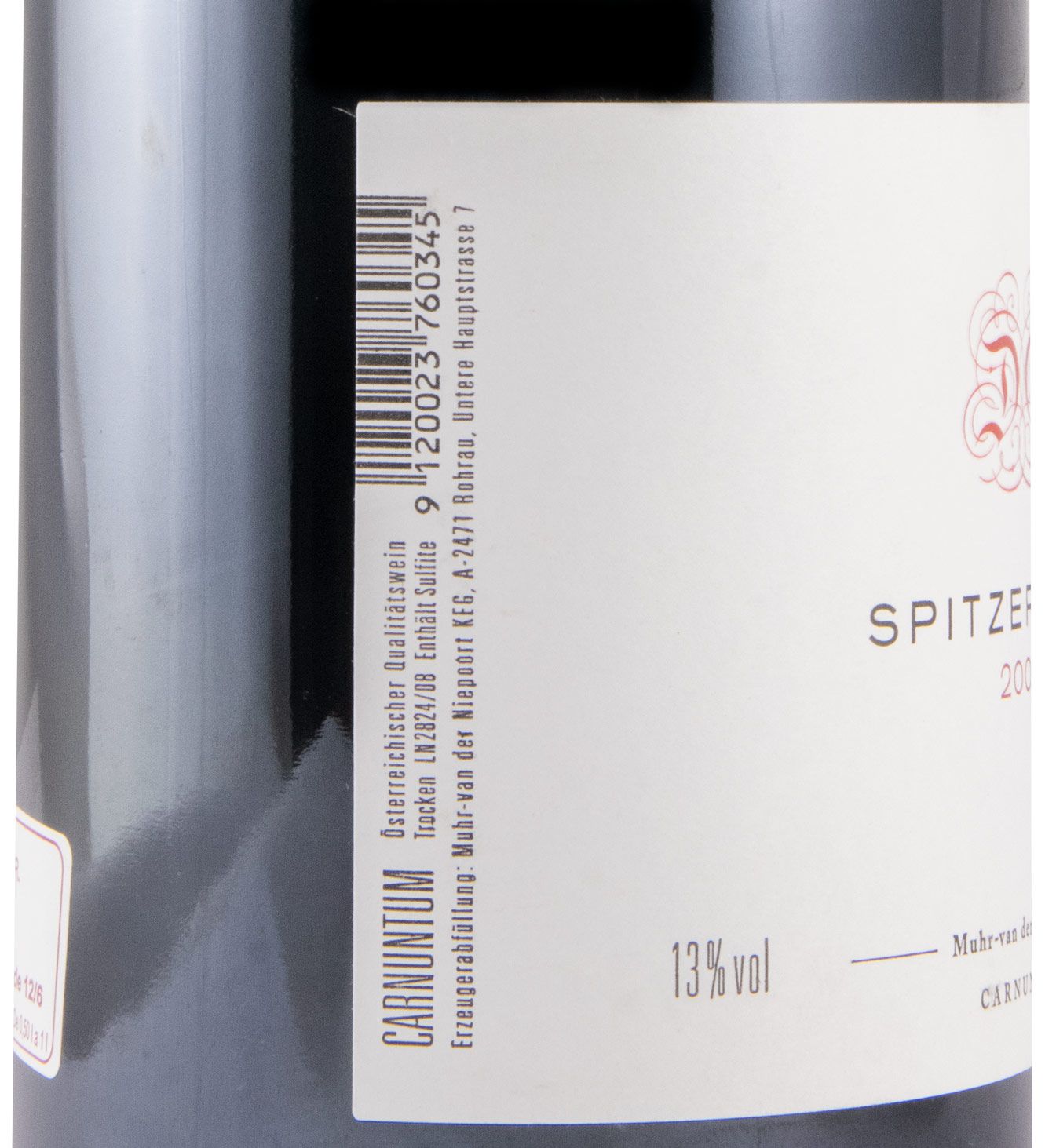 2006 Muhr-Van Der Niepoort Spitzerberg Carnuntum tinto