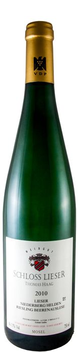 2010 Schloss Lieser Niederberg Helden Riesling Beerenauslese branco