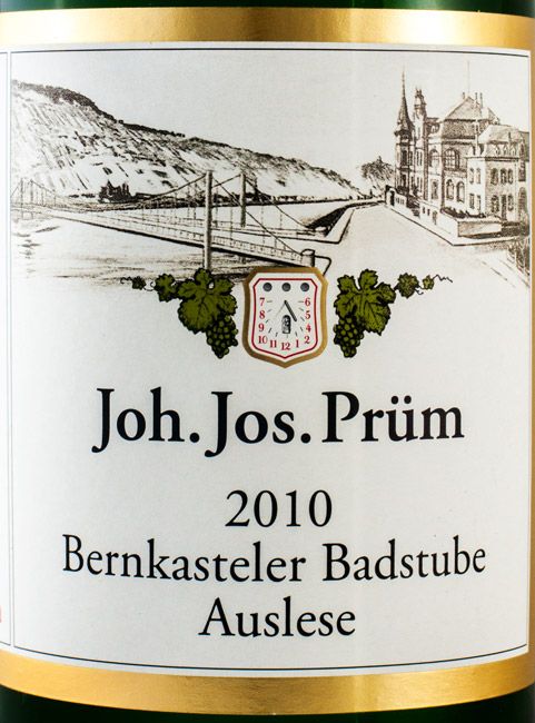 2010 Joh. Jos. Prüm Bernkasteler Badstube Riesling Auslese branco