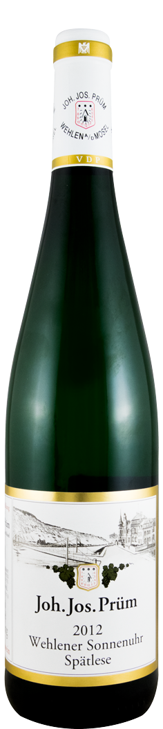 2012 Joh. Jos. Prüm Wehlener Sonnenuhr Spätlese branco