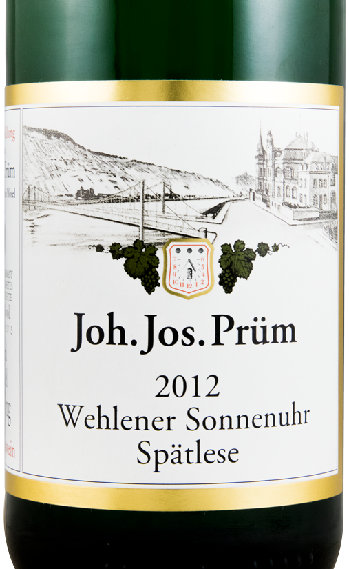 2012 Joh. Jos. Prüm Wehlener Sonnenuhr Spätlese branco