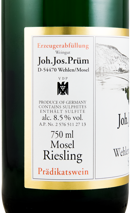 2012 Joh. Jos. Prüm Wehlener Sonnenuhr Spätlese branco