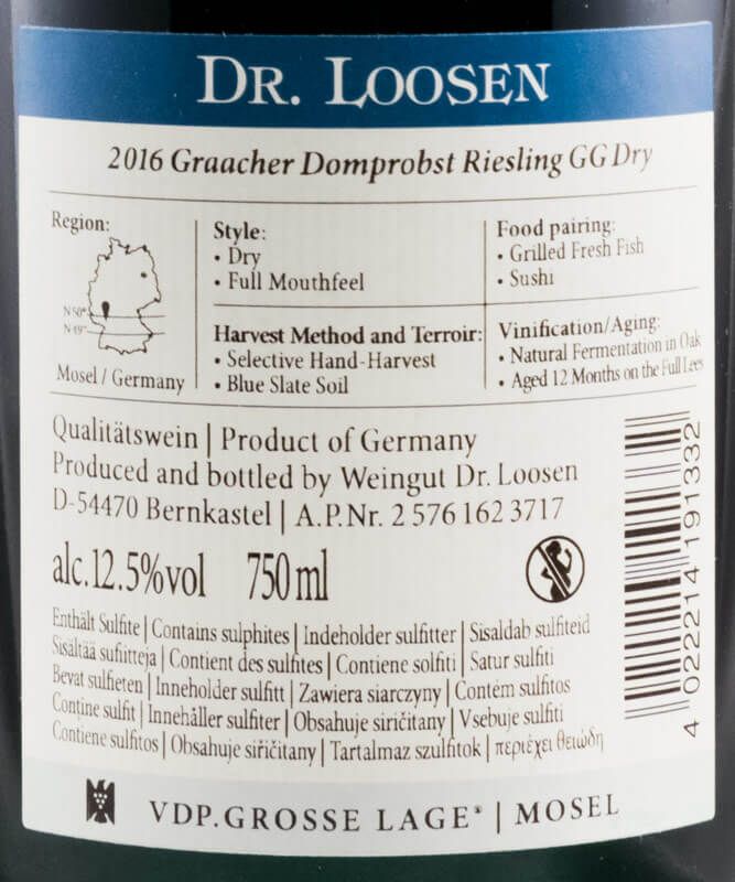 2016 Dr. Loosen Graacher Domprobst Riesling white