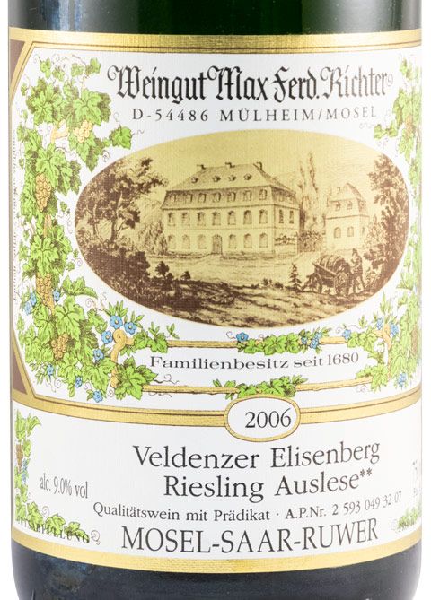 2006 Max Ferd. Richter Veldenzer Elisenberg Riesling Auslese Cask 83 branco