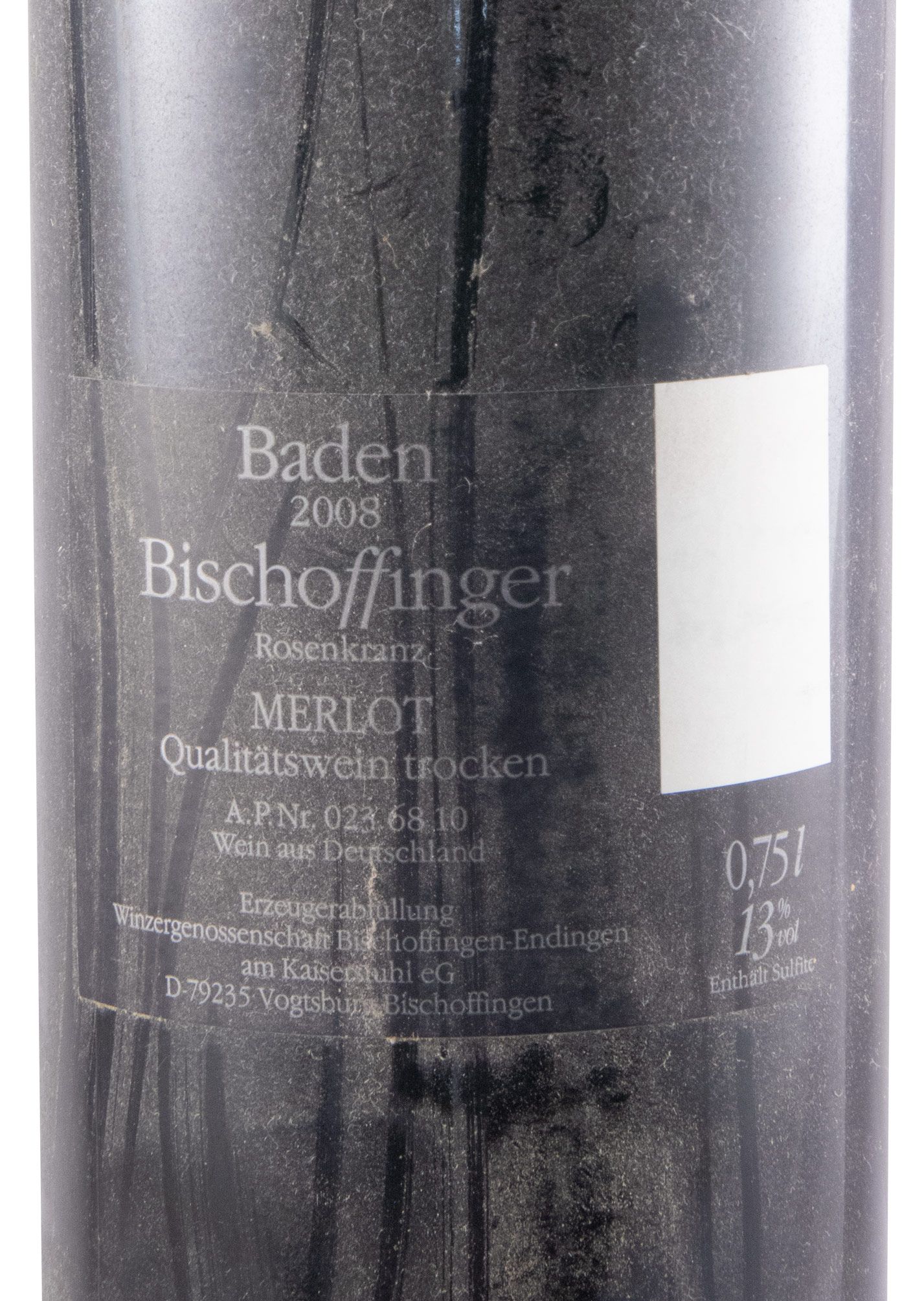 2008 Bischoffinger Rosenkranz Merlot Trocken tinto