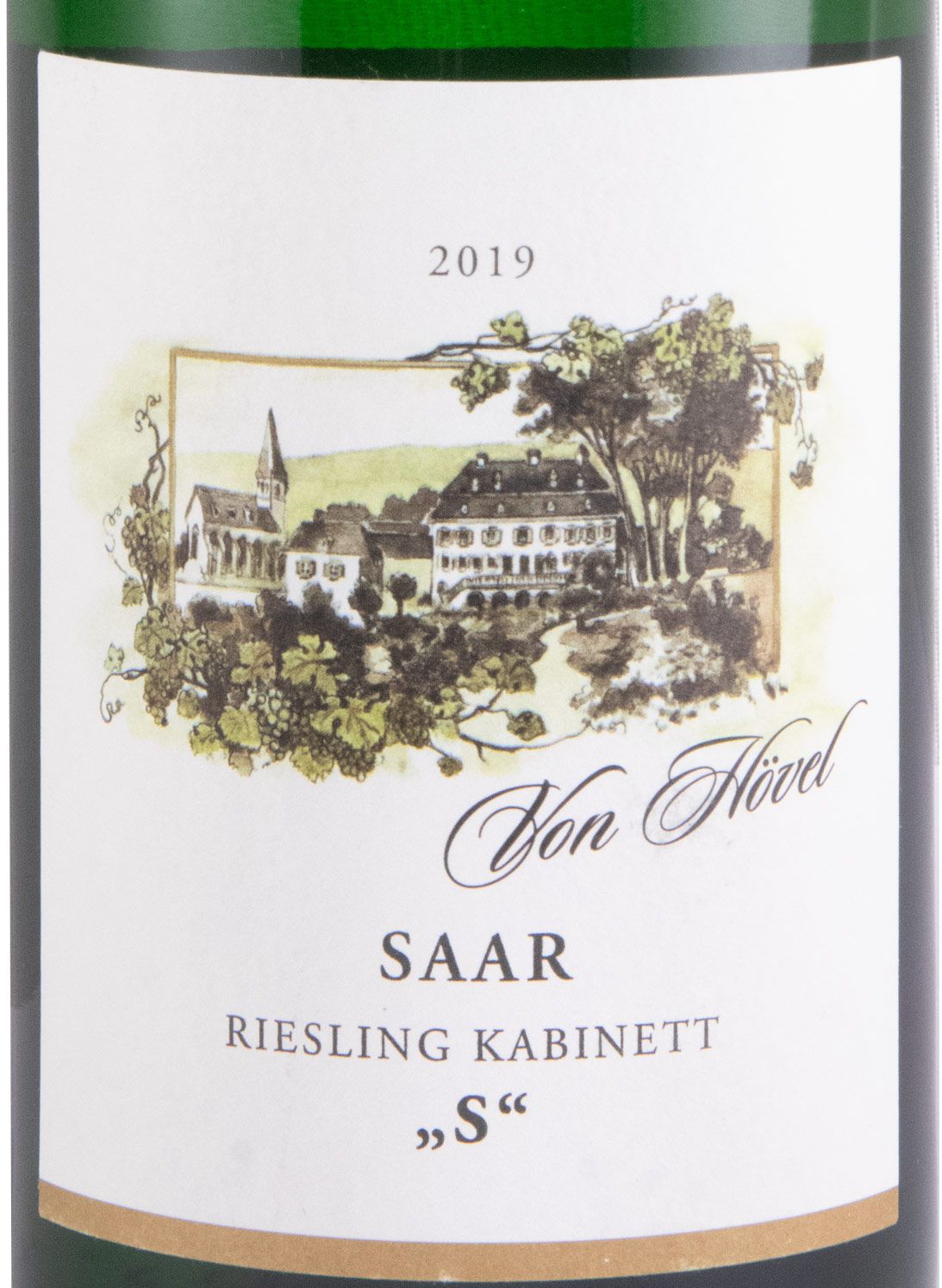 2019 Von Hövel Saar S Riesling Kabinett branco