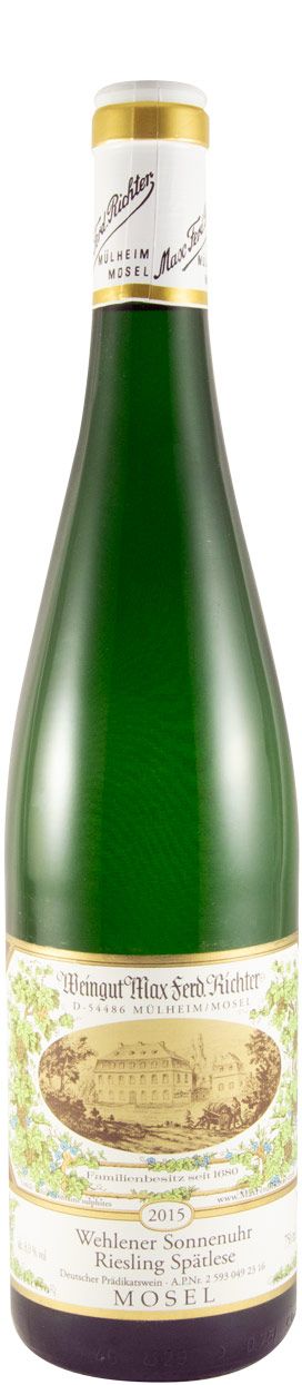 2015 Max Ferd. Richter Wehlener Sonnenuhr Riesling Spätlese branco