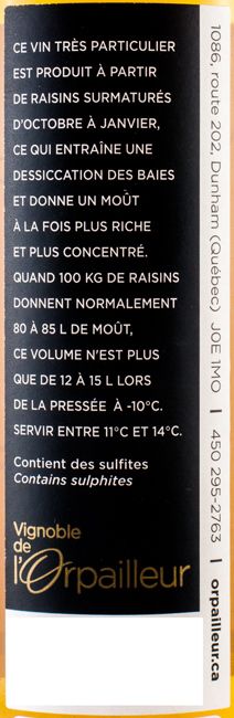 2011 Ice Wine L'Orpailleur Canadá 20cl