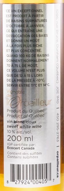2016 L'Orpailleur Icewine white 20cl