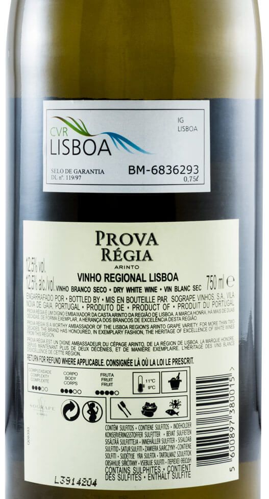2018 Prova Régia Arinto white