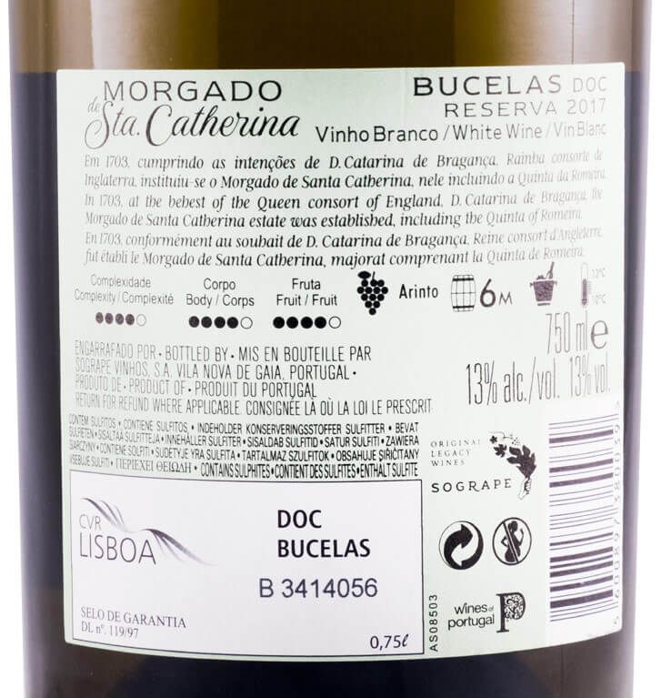 2017 Morgado de Sta. Catherina white