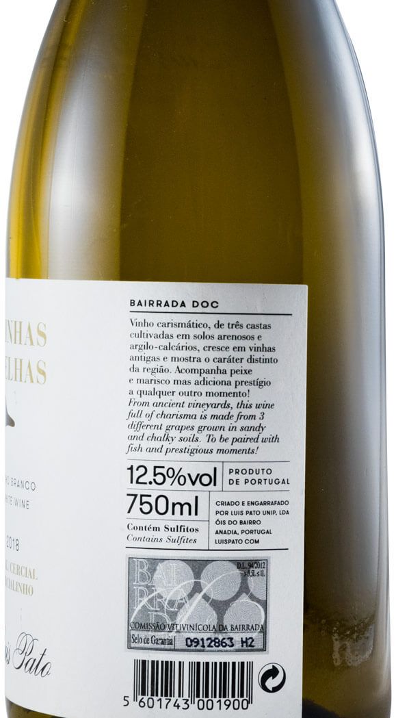 2018 Luis Pato Vinhas Velhas branco