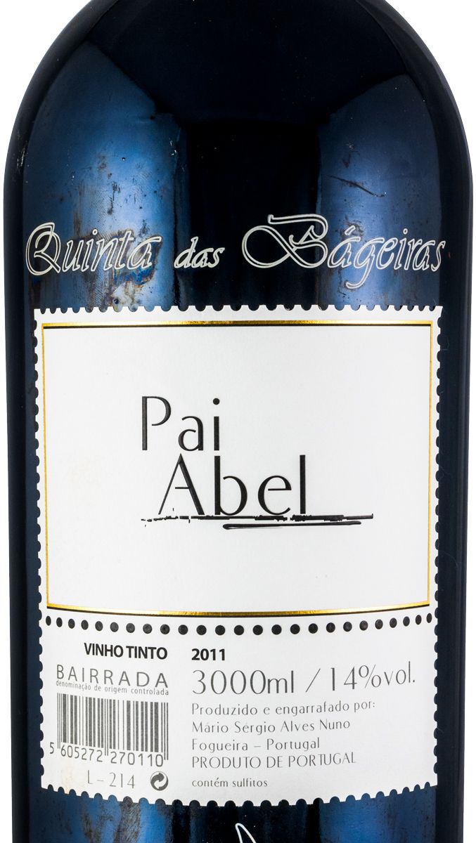 2011 Quinta das Bágeiras Pai Abel tinto 3L