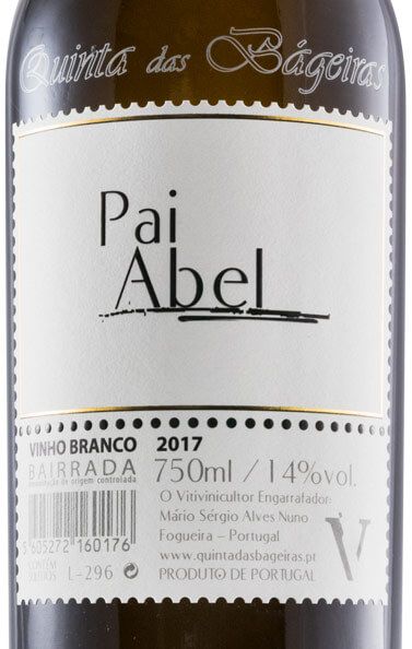 2017 Quinta das Bágeiras Pai Abel branco