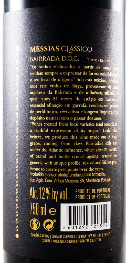 2013 Messias Clássico Garrafeira red