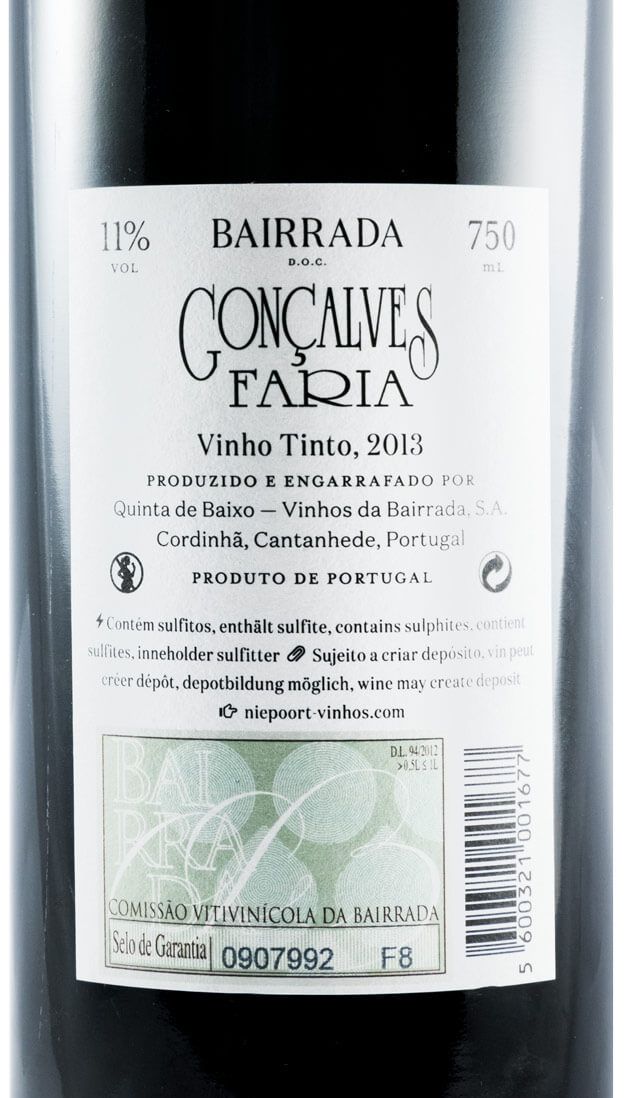 2013 Gonçalves Faria red