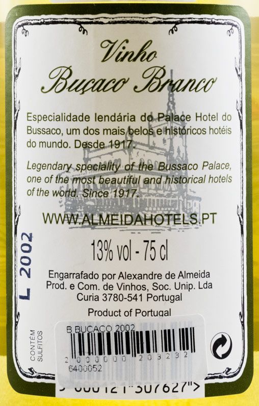 2002 Buçaco Reservado branco