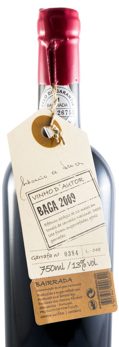 2009 Sidónio de Sousa Vinho D'Autor red