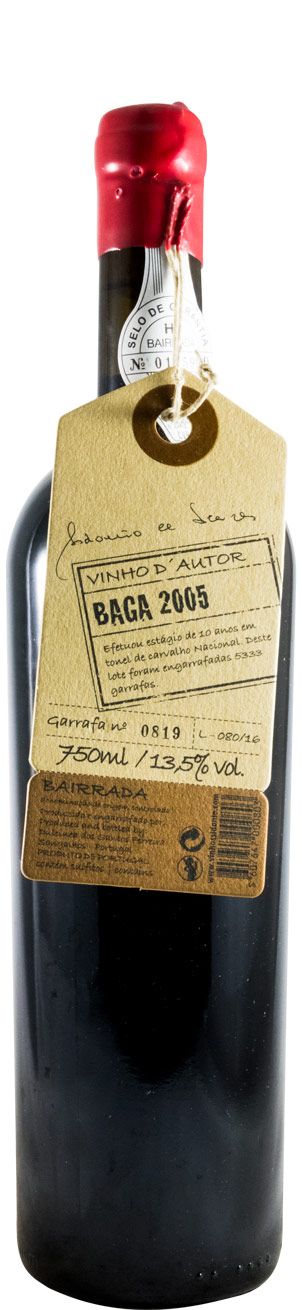 2005 Sidónio de Sousa Vinho D'Autor red