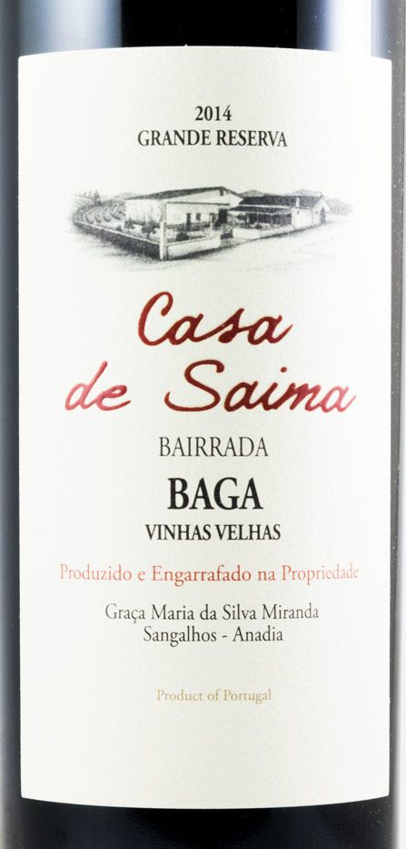 2014 Casa de Saima Baga da Corga Reserva red