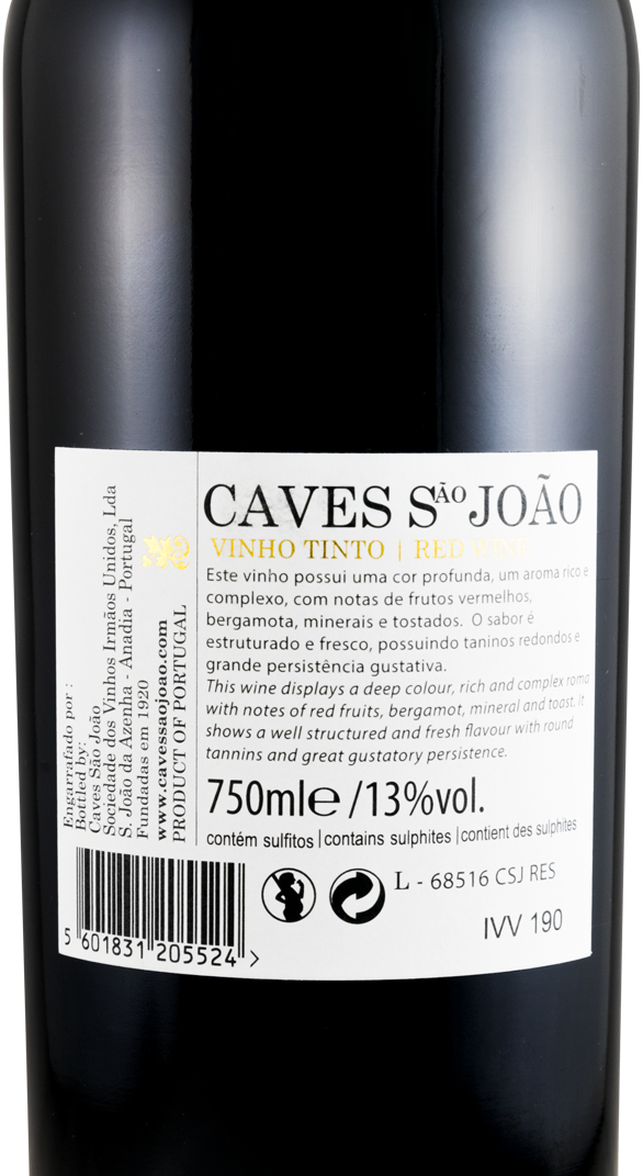 2014 Caves São João Baga + Touriga Nacional tinto