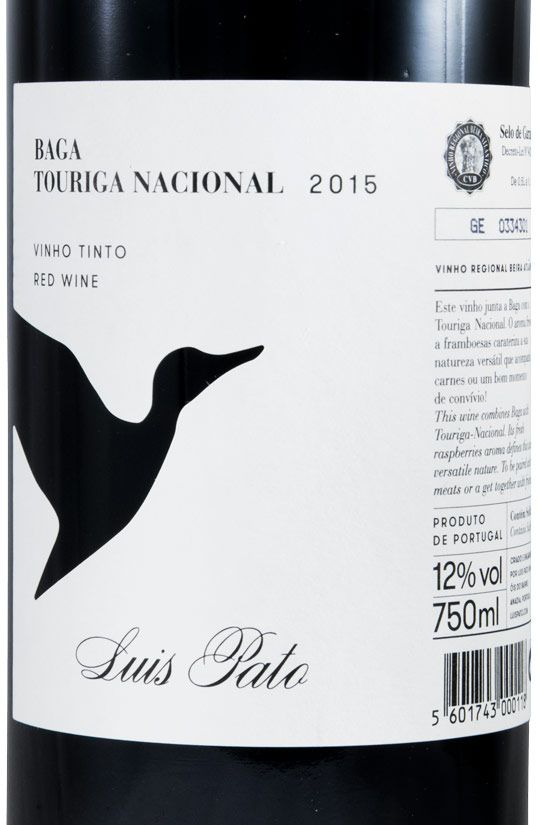 2015 Luís Pato Baga & Touriga Nacional red