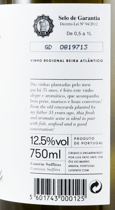2017 Luis Pato Maria Gomes white