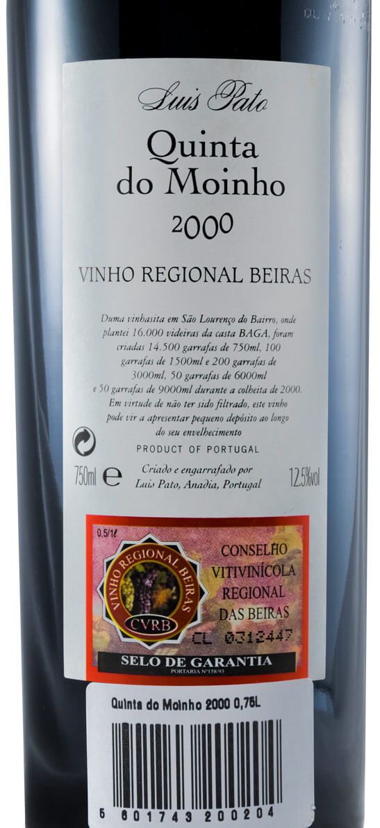 2000 Luís Pato Quinta do Moinho red