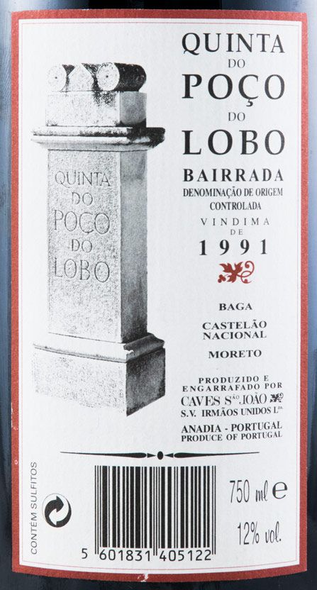 1991 Quinta do Poço do Lobo red