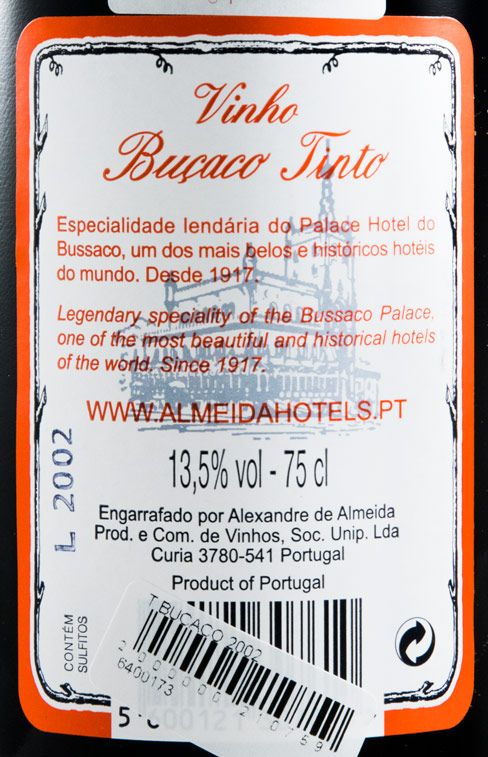 2002 Buçaco Reservado red
